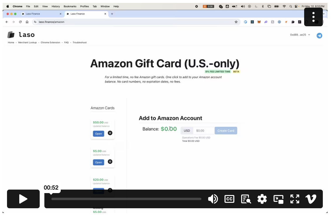 Laso Finance | Amazon